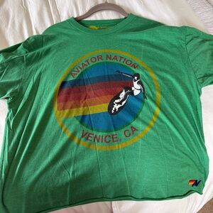 Aviator Nation Green Venice Tee